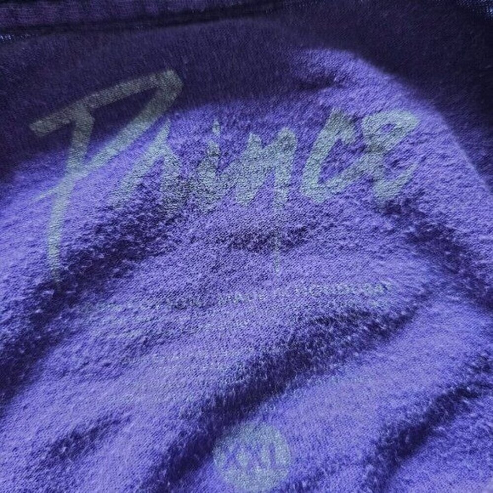 Prince Purple Graphic T-Shirt XXL Cotton Unisex Casual Music Tee - Picture 4 of 8